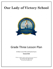 Lesson Plans – Grade 03 (Bundle)